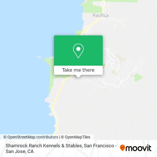 Mapa de Shamrock Ranch Kennels & Stables