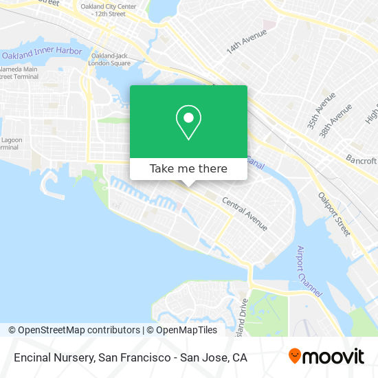 Encinal Nursery map