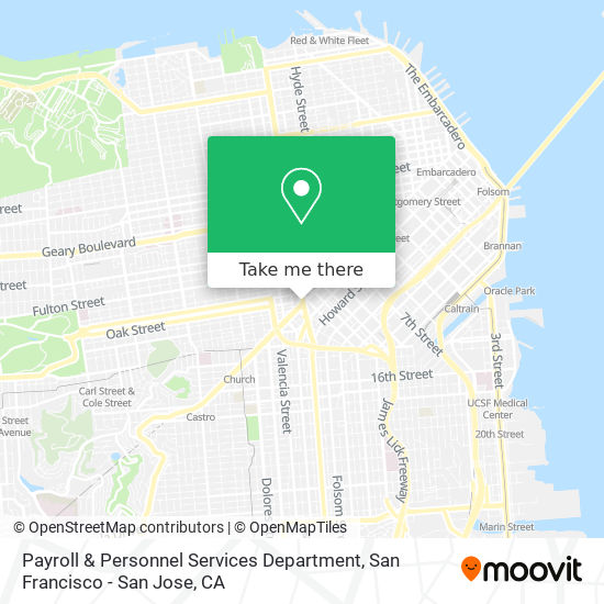 Payroll & Personnel Services Department map