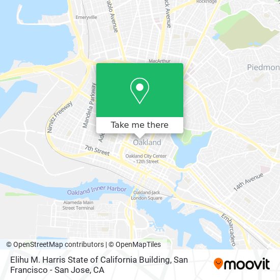 Mapa de Elihu M. Harris State of California Building