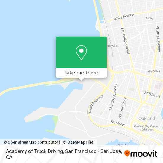 Academy of Truck Driving map