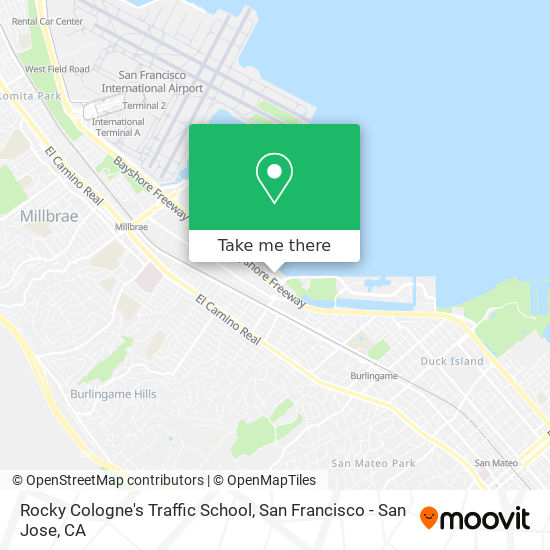 Mapa de Rocky Cologne's Traffic School