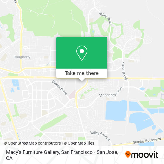 Macy's Furniture Gallery map