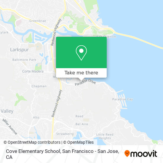 Cove Elementary School map