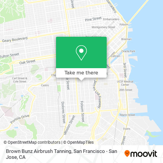 Brown Bunz Airbrush Tanning map