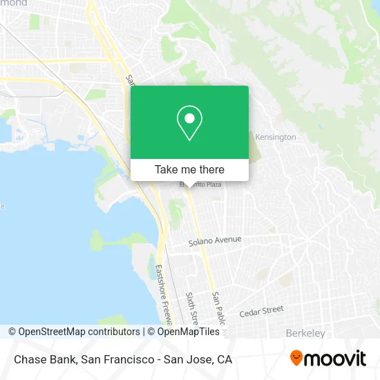 Chase Bank map