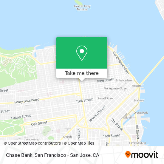 Chase Bank map