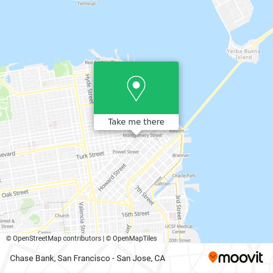 Chase Bank map