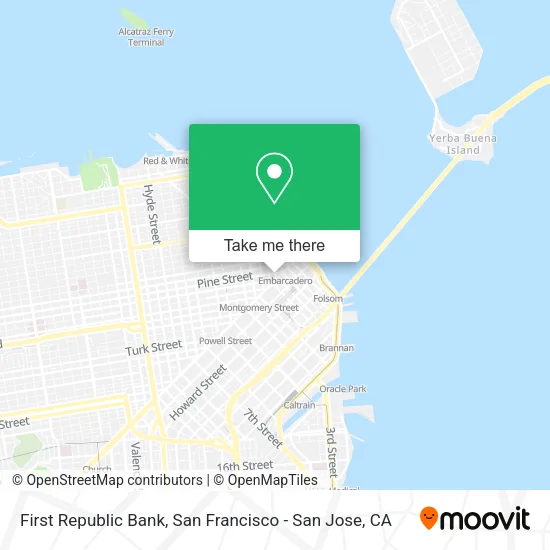 Mapa de First Republic Bank