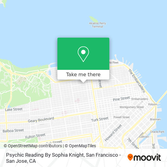 Psychic Reading By Sophia Knight map