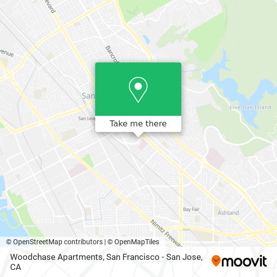 Mapa de Woodchase Apartments