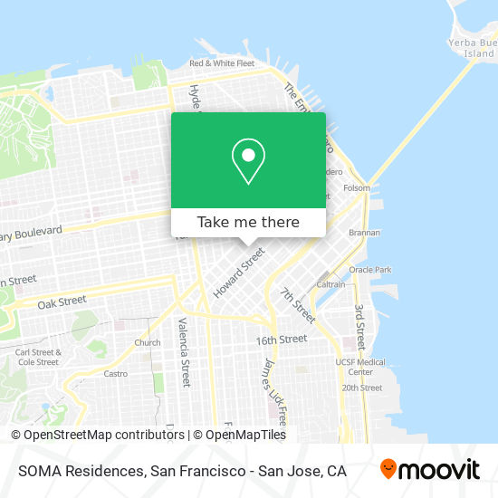Mapa de SOMA Residences