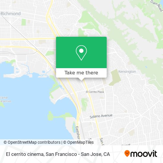 Mapa de El cerrito cinema
