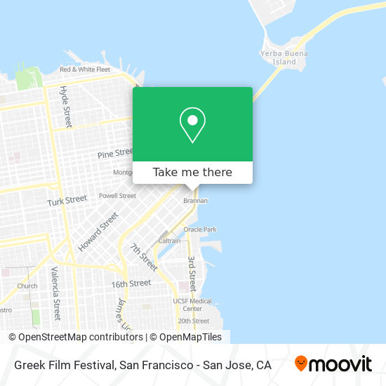 Greek Film Festival map