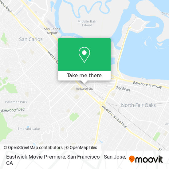 Eastwick Movie Premiere map