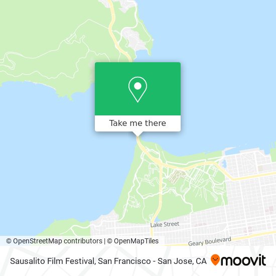 Mapa de Sausalito Film Festival