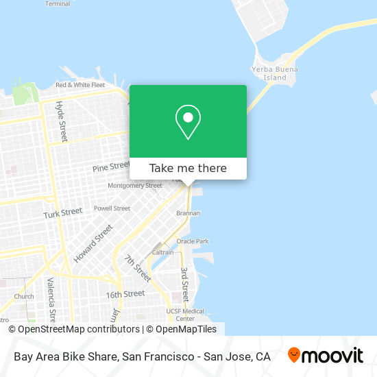 Mapa de Bay Area Bike Share