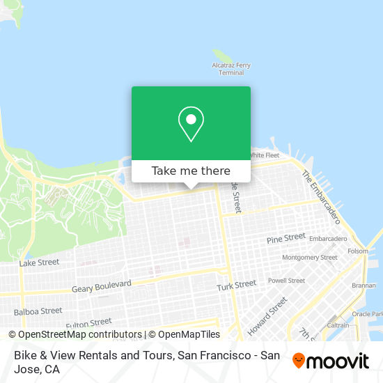 Bike & View Rentals and Tours map