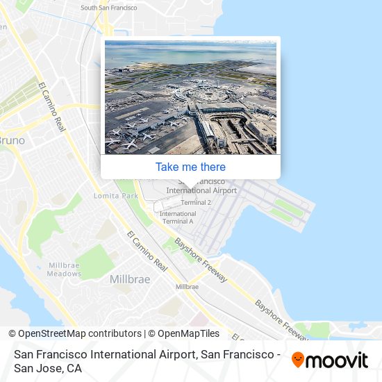 San Francisco International Airport map