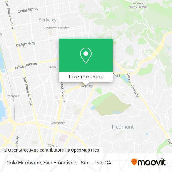 Cole Hardware map