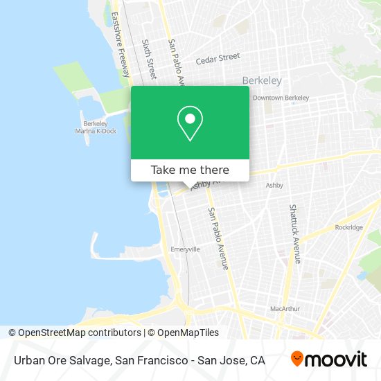 Mapa de Urban Ore Salvage