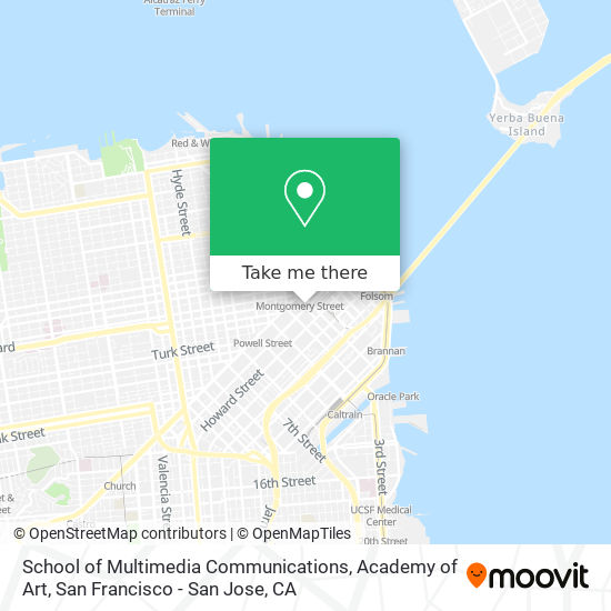 School of Multimedia Communications, Academy of Art map