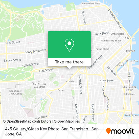 4x5 Gallery/Glass Key Photo map