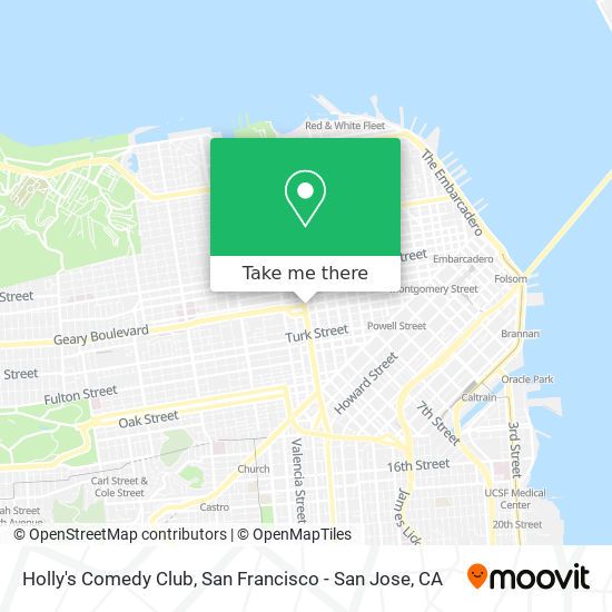 Holly's Comedy Club map