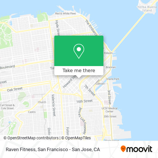 Mapa de Raven Fitness