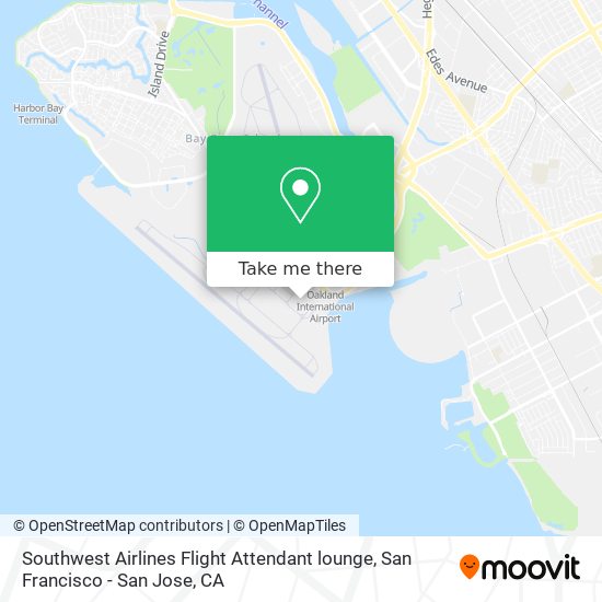 Mapa de Southwest Airlines Flight Attendant lounge