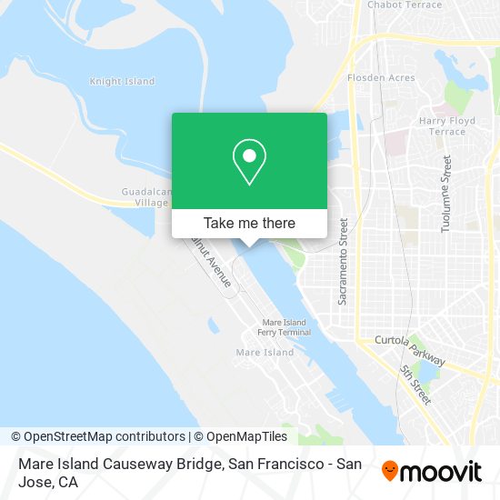 Mapa de Mare Island Causeway Bridge