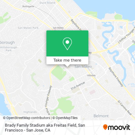 Brady Family Stadium aka Freitas Field map