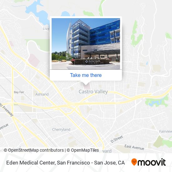Mapa de Eden Medical Center