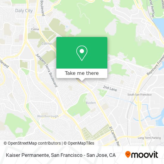 Kaiser Permanente map