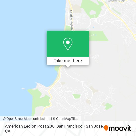American Legion Post 238 map