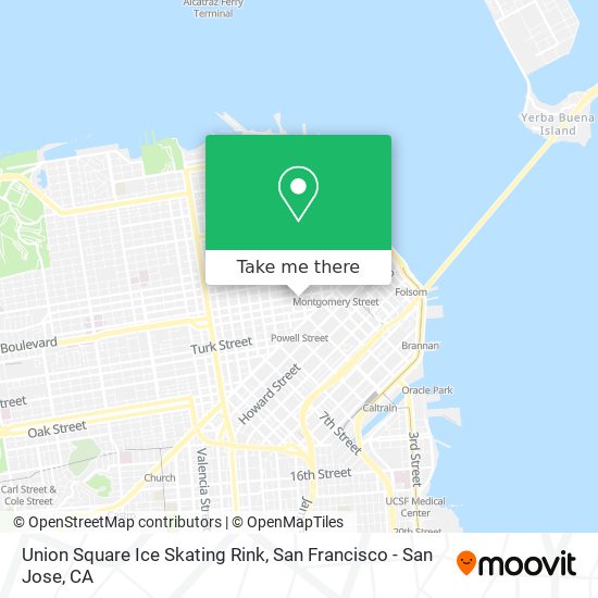 Union Square Ice Skating Rink map