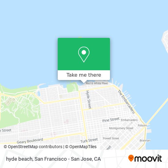 hyde beach map