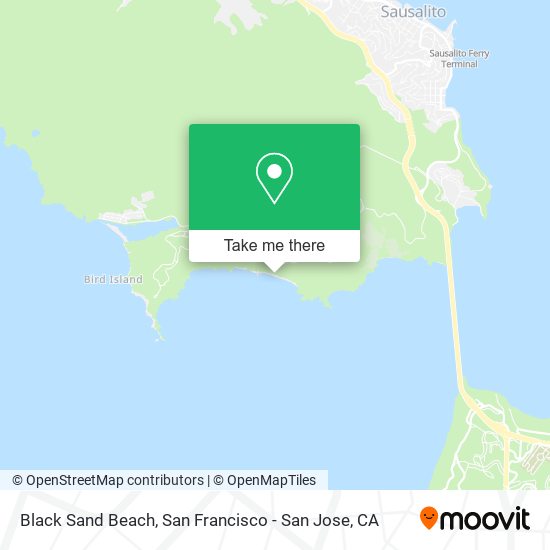 Black Sand Beach map