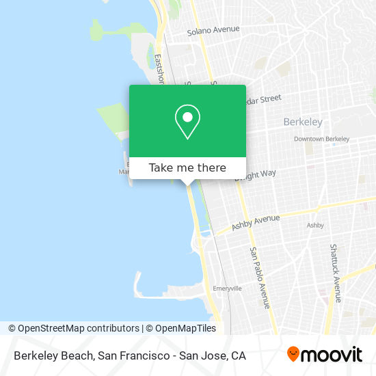 Berkeley Beach map