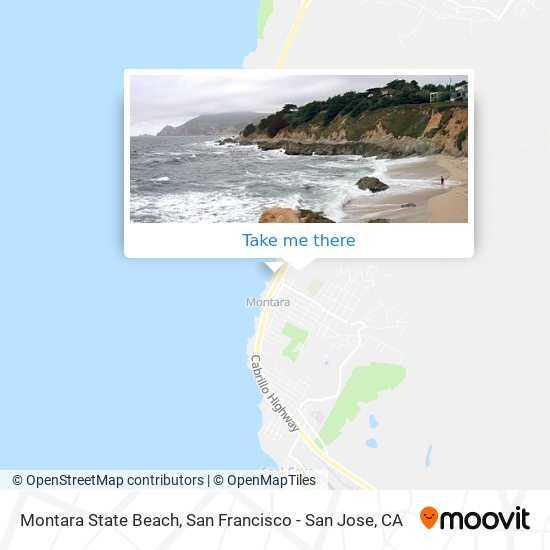 Mapa de Montara State Beach