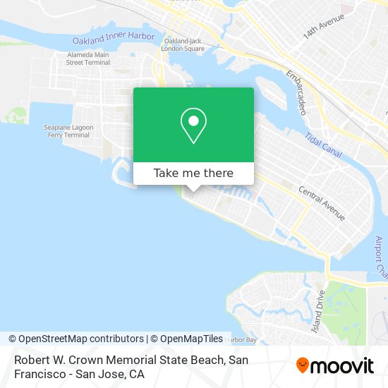 Mapa de Robert W. Crown Memorial State Beach