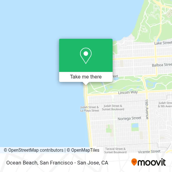 Ocean Beach map