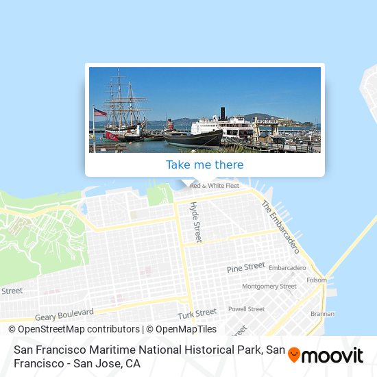 Mapa de San Francisco Maritime National Historical Park