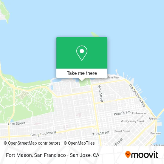 Fort Mason map