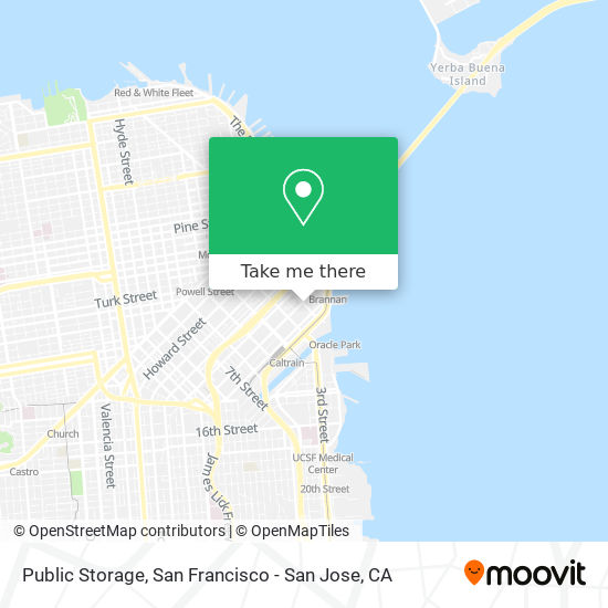 Public Storage map