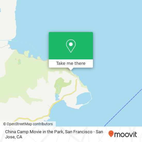 China Camp Movie in the Park map