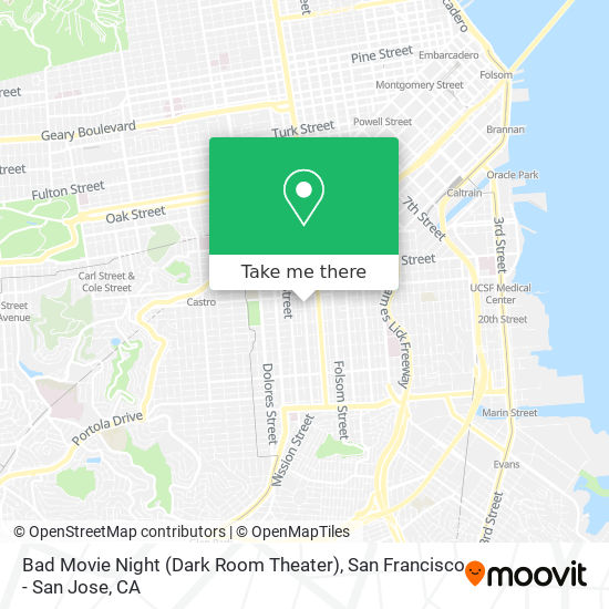 Bad Movie Night (Dark Room Theater) map