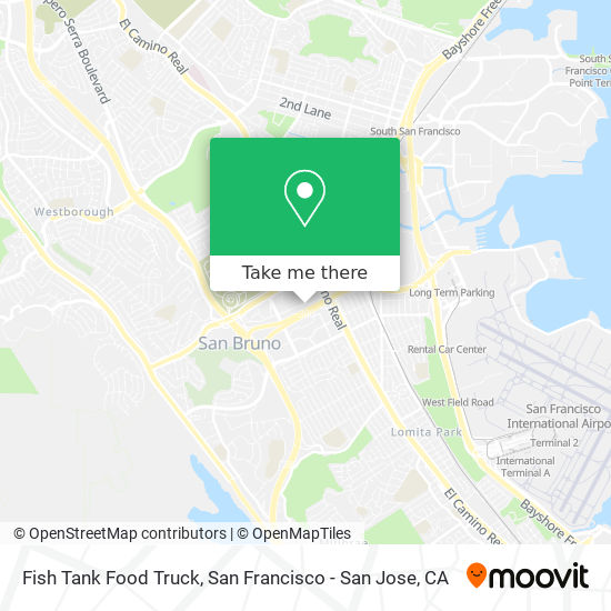 Mapa de Fish Tank Food Truck