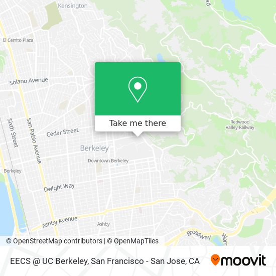 Mapa de EECS @ UC Berkeley