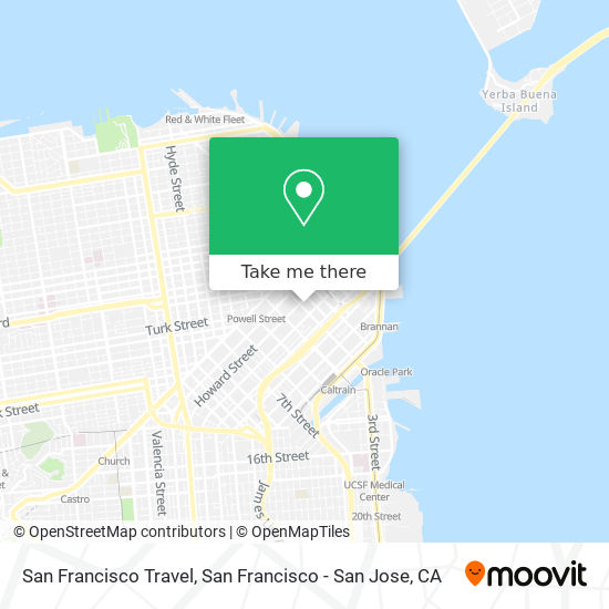 San Francisco Travel map
